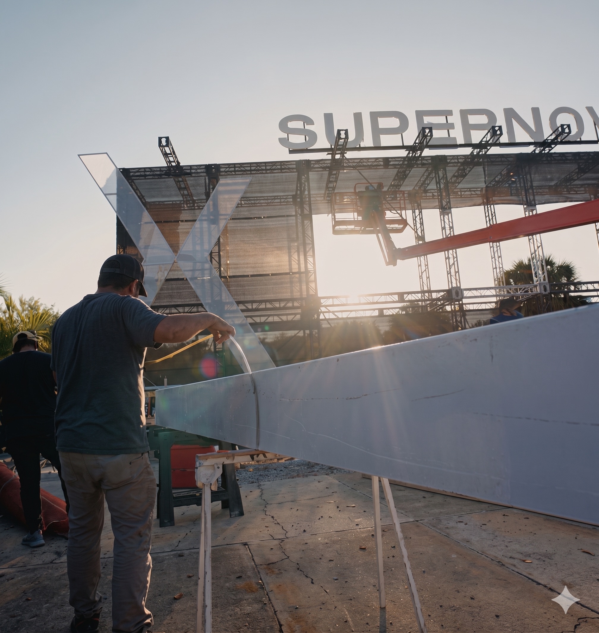 Stage structure assembly